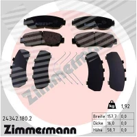 Brake pads for disc brakes