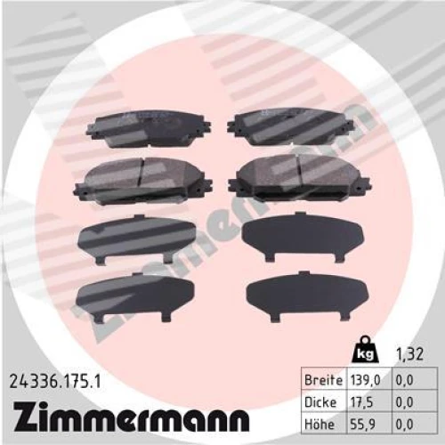 BRAKE PADS FOR DISC BRAKES - 0