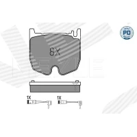 Brake pads for disc brakes