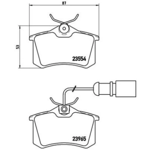 BRAKE PADS FOR DISC BRAKES - 0