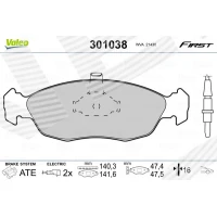 Brake pads for disc brakes