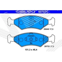 Brake pads for disc brakes