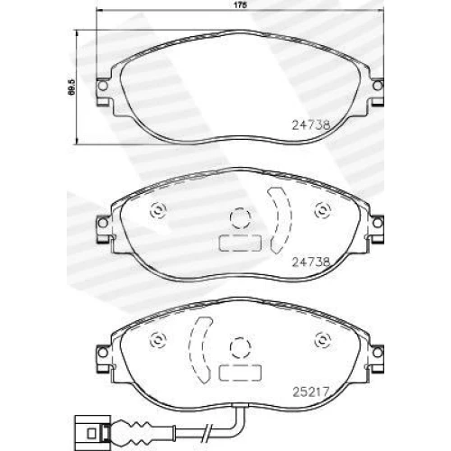 ТОРМОЗНЫЕ КОЛОДКИ - 0