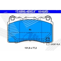 Brake pads for disc brakes