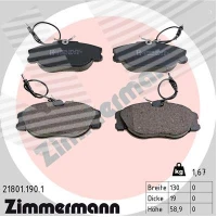 Brake pads for disc brakes