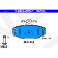 Brake pads for disc brakes