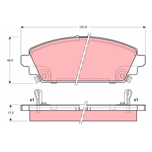 BRAKE PADS FOR DISC BRAKES - 0