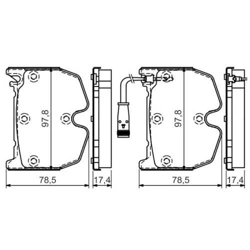 BRAKE PADS FOR DISC BRAKES - 4