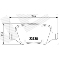 Brake pads for disc brakes