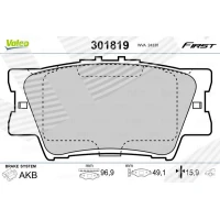 Brake pads for disc brakes