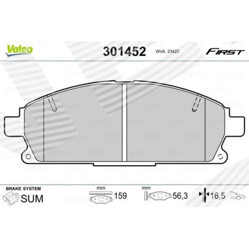 BRAKE PADS FOR DISC BRAKES - 0