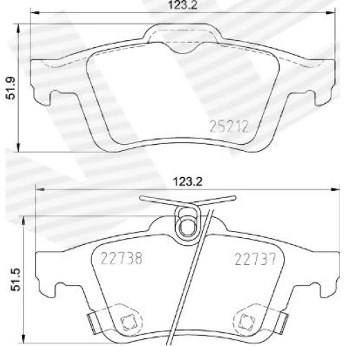 BRAKE PADS FOR DISC BRAKES - 0