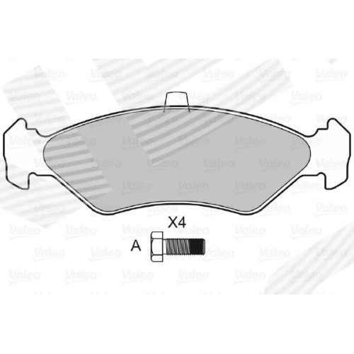 BRAKE PADS FOR DISC BRAKES - 1