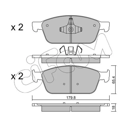 BRAKE PADS FOR DISC BRAKES - 0