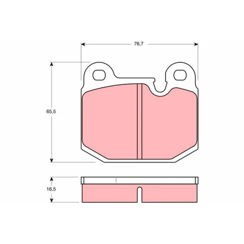 BRAKE PADS FOR DISC BRAKES - 0