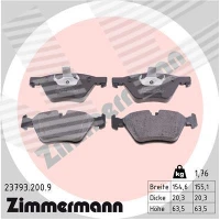 Brake pads for disc brakes