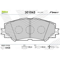 Brake pads for disc brakes