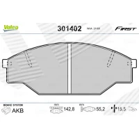 Brake pads for disc brakes