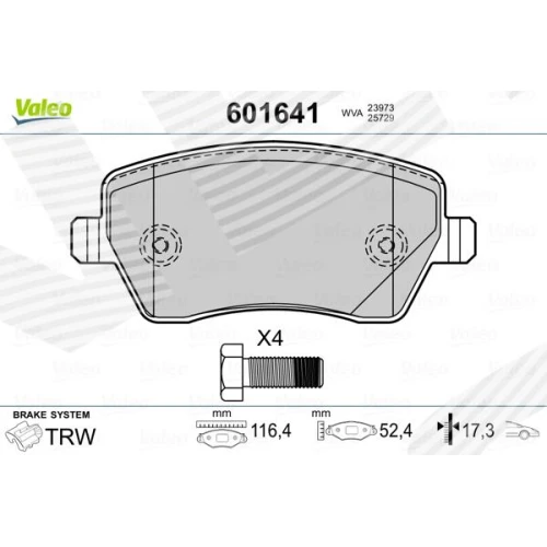 BRAKE PADS FOR DISC BRAKES - 0