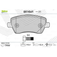 Brake pads for disc brakes