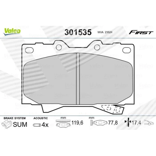 BRAKE PADS FOR DISC BRAKES - 0