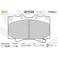 Brake pads for disc brakes