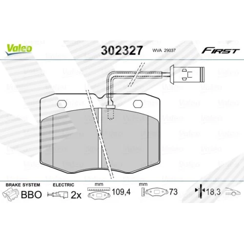 BRAKE PADS FOR DISC BRAKES - 0