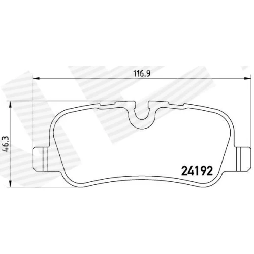 BRAKE PADS FOR DISC BRAKES - 0