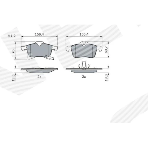 BRAKE PADS FOR DISC BRAKES - 6