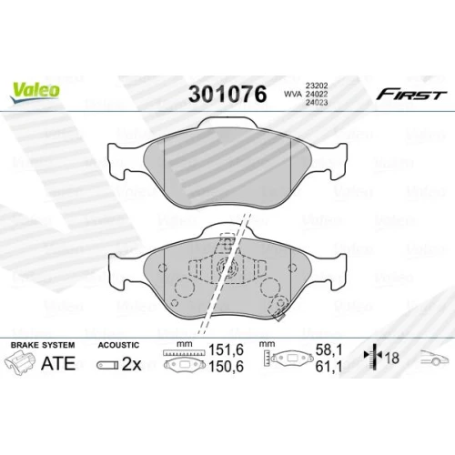 BRAKE PADS FOR DISC BRAKES - 0