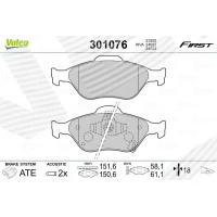 Brake pads for disc brakes