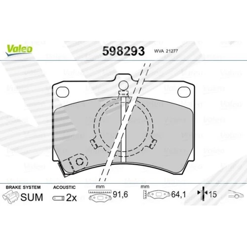 BRAKE PADS FOR DISC BRAKES - 0