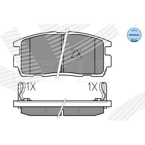 BRAKE PADS FOR DISC BRAKES - 1