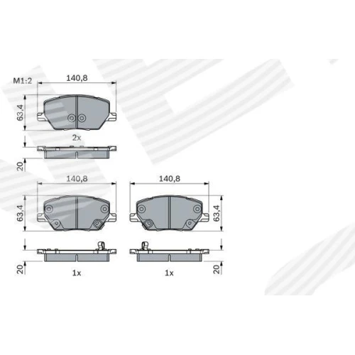 BRAKE PADS FOR DISC BRAKES - 6