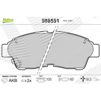 Brake pads for disc brakes