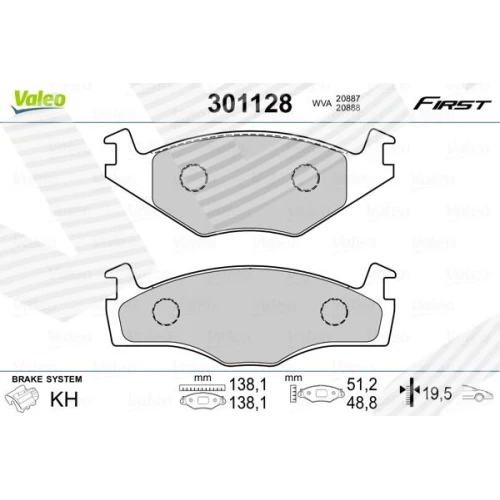 BRAKE PADS FOR DISC BRAKES - 0