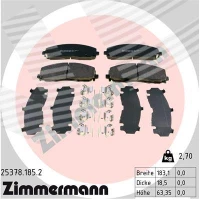 Brake pads for disc brakes