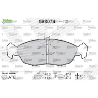 Brake pads for disc brakes