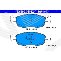 Brake pads for disc brakes