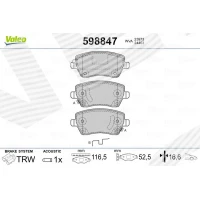 Brake pads for disc brakes