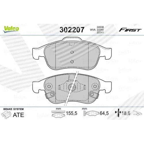 BRAKE PADS FOR DISC BRAKES - 0