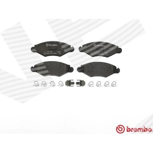 BRAKE PADS FOR DISC BRAKES - 1