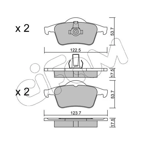 BRAKE PADS FOR DISC BRAKES - 0