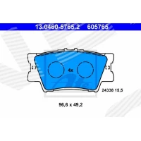 Brake pads for disc brakes