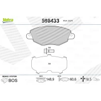 Brake pads for disc brakes