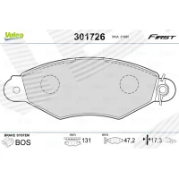 Brake pads for disc brakes