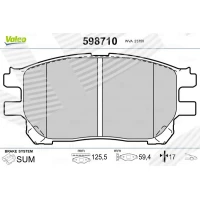 Brake pads for disc brakes