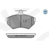 Brake pads for disc brakes