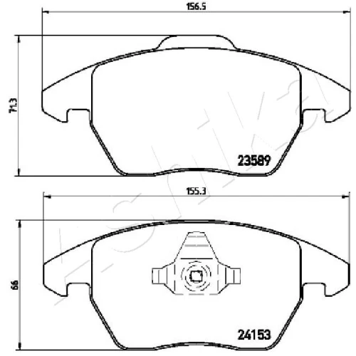 BRAKE PADS FOR DISC BRAKES - 1