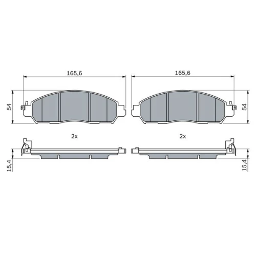 BRAKE PADS FOR DISC BRAKES - 4